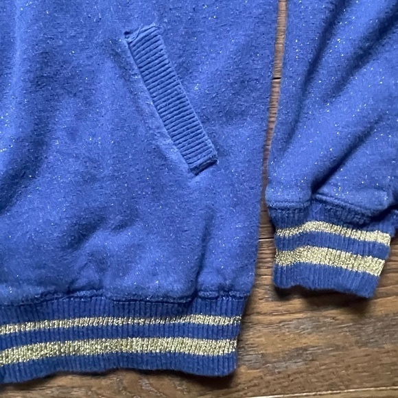 [zara] Purple and Gold Varsity jacket - Picture 2 of 8